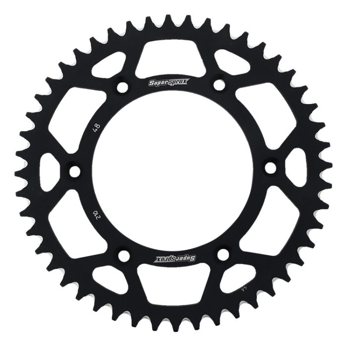 SUPERSPROX rear sprocket aluminum 7075-T6 289 48 HONDA CR/CRF '83-'16 (JTR210.48) color black