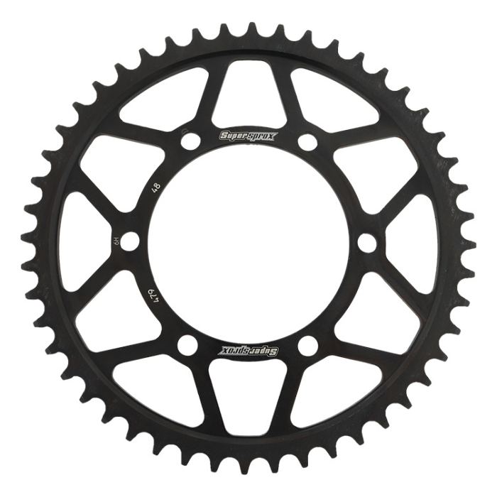 SUPERSPROX rear sprocket 241 48 YAMAHA R6 '03-'10 (JTR479.48) (pitch 530) color black steel