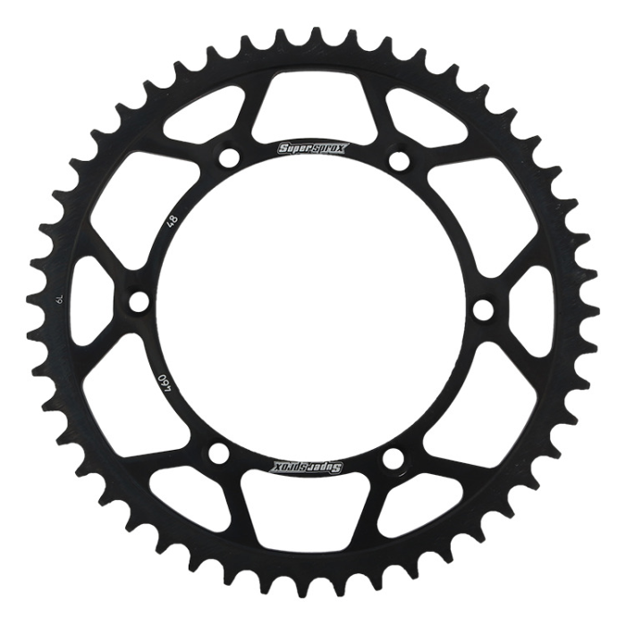 SUPERSPROX rear sprocket 489 48 KAWASAKI KX/KXF `84-18 (JTR460.48) color black steel