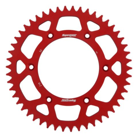 SUPERSPROX galinė žvaigždė aliumininė 7075-T6 289 50 HONDA CR/CRF/XR '83-'16 (JTR210.50) spalva raudona