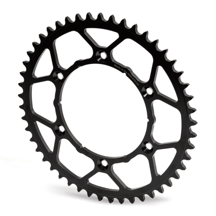 MOTO-MASTER galinė žvaigždė plieninė ULTRALIGHT 270 48 (27048) spalva juoda YAMAHA YZ/YZF '99-'18 WRF '01-'18 (JTR251.48) (žings