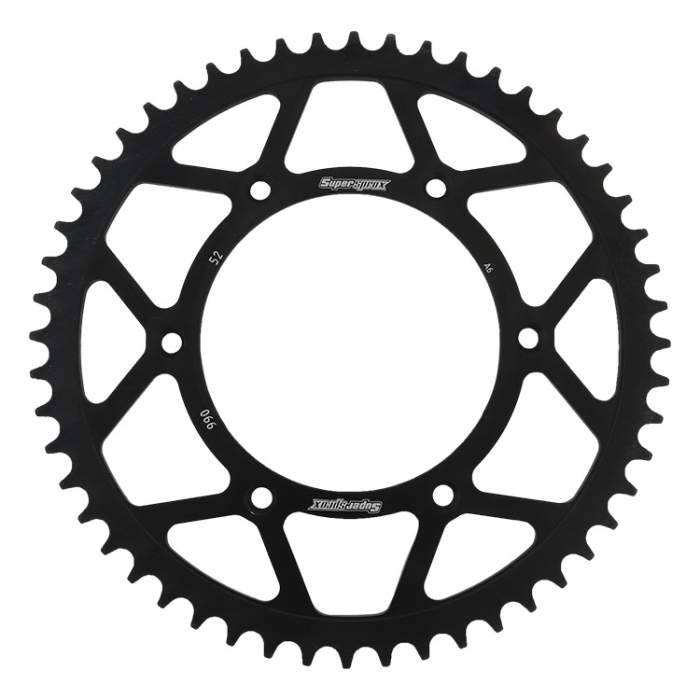 SUPERSPROX rear sprocket 899 52 KTM SX/EXC (JTR897.52) color black steel
