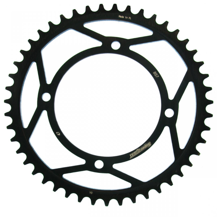 SUPERSPROX rear sprocket 857 48 YAMAHA XV 125 VIRAGO, XVS 125, TT 600RE (JTR857.48) color black steel
