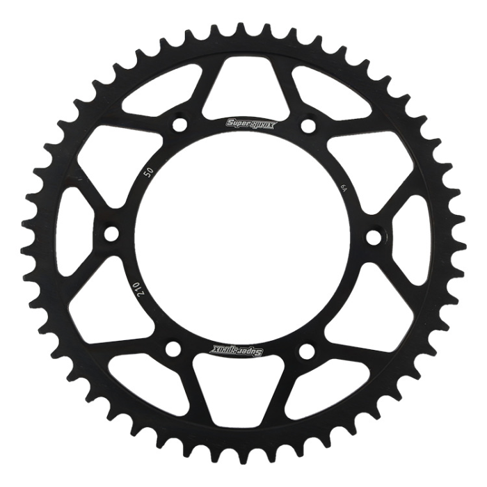 SUPERSPROX rear sprocket 289 50 HONDA CR/CRF/XR '83-'16 (JTR210.50) color black steel