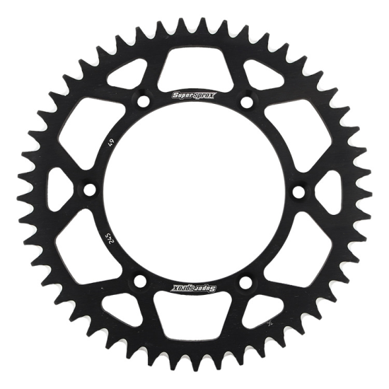 SUPERSPROX rear sprocket aluminum 7075-T6 270 49 YAMAHA YZ/YZF '99-'18 (JTR251.49) (JTR245/2.49) color black