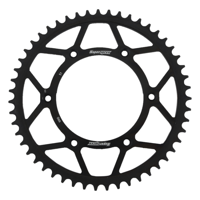 SUPERSPROX rear sprocket 899 51 KTM SX/EXC (JTR897.51) color black steel