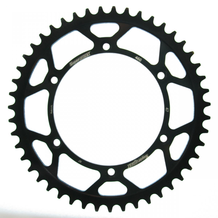 SUPERSPROX rear sprocket 489 47 KAWASAKI KX/KXF `84-18 (JTR460.47) color black steel