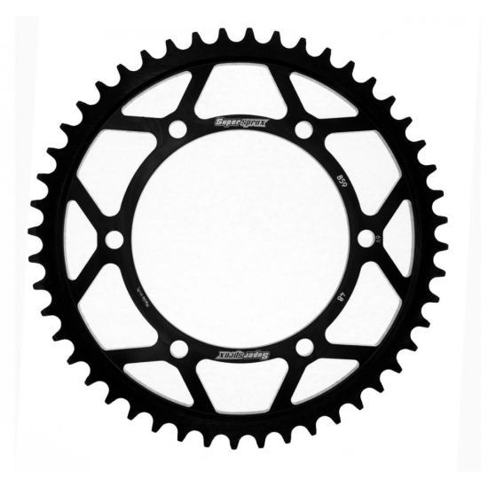 SUPERSPROX rear sprocket 860 48 YAMAHA FZS 600 FAZER 96-03 (JTR859.48) color black steel