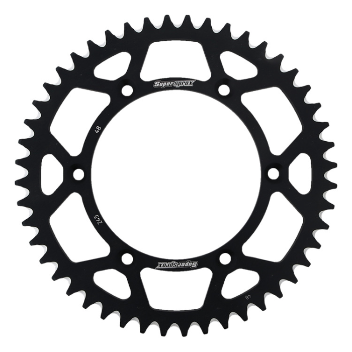 SUPERSPROX rear sprocket aluminum 7075-T6 270 48 YAMAHA YZ/YZF '99-'18 (JTR251.48) (JTR245/2.48) color black