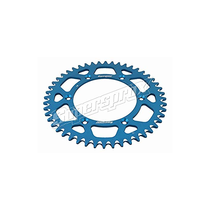SUPERSPROX rear sprocket aluminum 7075-T6 899 49 KTM SX/EXC (JTR897.49) color blue