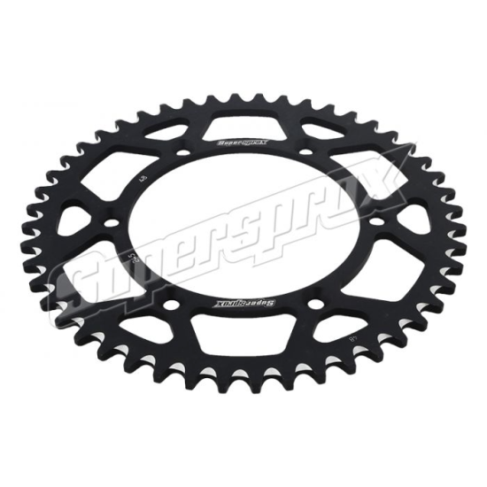 SUPERSPROX galinė žvaigždė aliumininė 7075-T6 289 51 HONDA CR/CRF '83-'16 (JTR210.51) spalva juoda