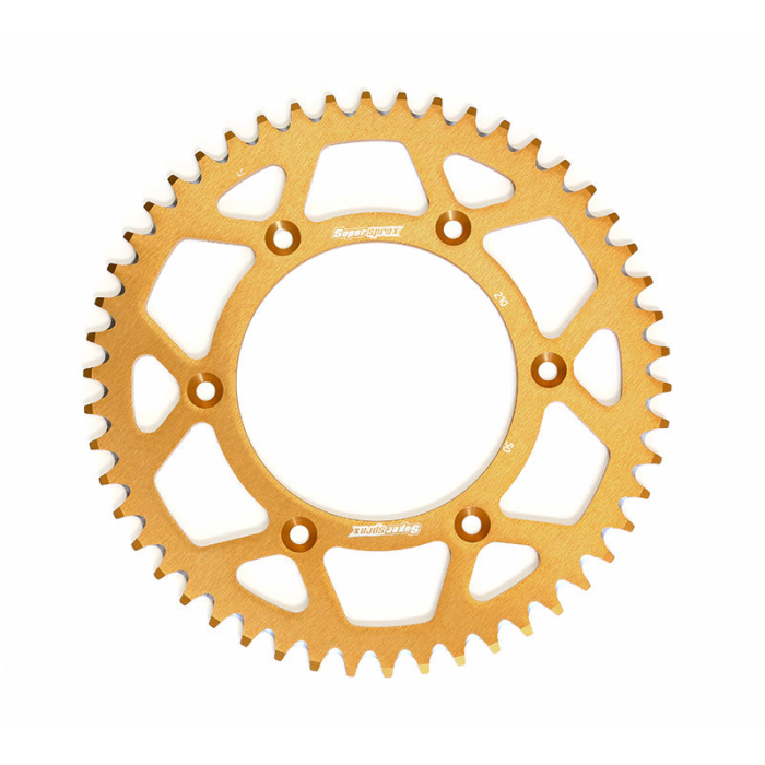 SUPERSPROX rear sprocket aluminum 7075-T6 289 53 HONDA CR/CRF '83-'16 (JTR210.53) color gold