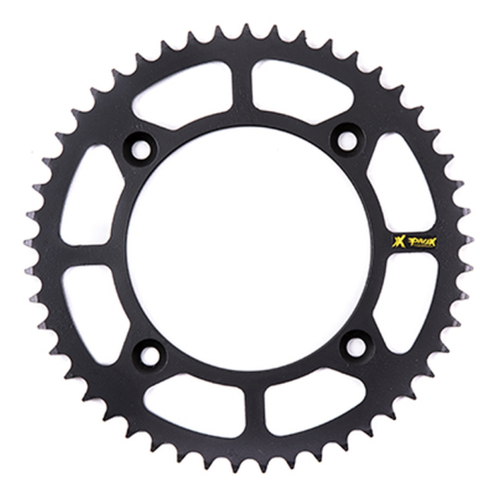 PROX galinė žvaigždė 4486 49 plieninė ULTRALITE KTM SX 85 / 105 '03-21 (448649JT) (JTR895.49) (žingsnis 428) spalva juoda