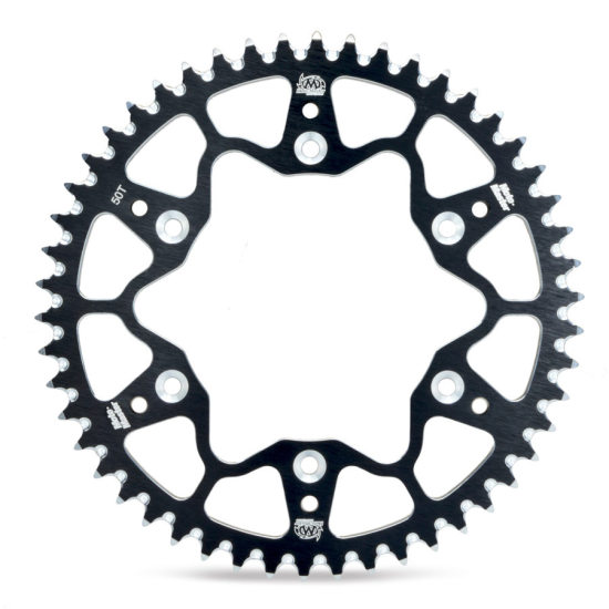 MOTO-MASTER rear sprocket aluminum T7075 4552 46 (455246) color black KTM SX 65 '98-'18, HUSQVARNA TC 65 '17-'18 (JTR894.46