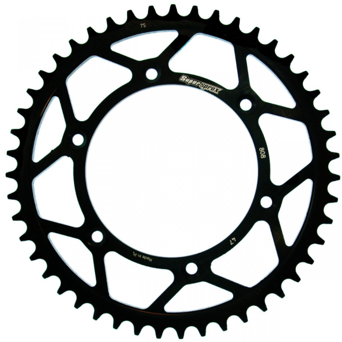 SUPERSPROX rear sprocket 808 47 SUZUKI DRZ 400 00-09 (JTR808.47) (color black steel)