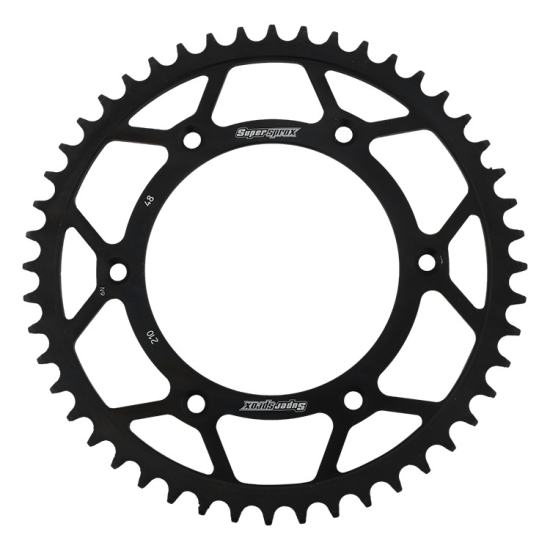 SUPERSPROX rear sprocket 289 48 HONDA CR/CRF '83-'16 (JTR210.48) color black steel