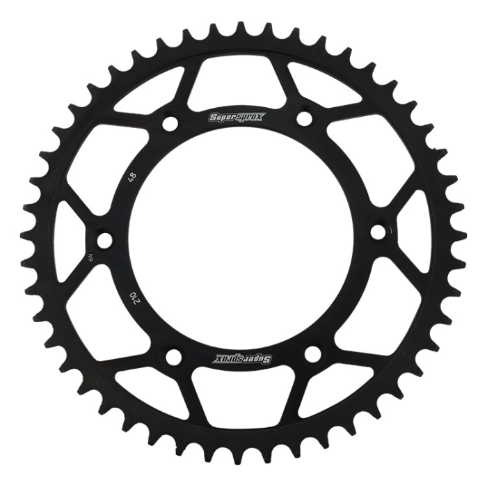 SUPERSPROX rear sprocket 289 48 HONDA CR/CRF '83-'16 (JTR210.48) color black steel