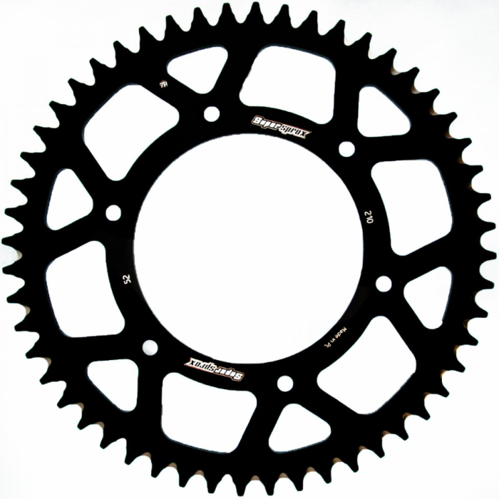 SUPERSPROX rear sprocket aluminum 7075-T6 289 52 HONDA CR/CRF '83-'16 (JTR210.52) color black