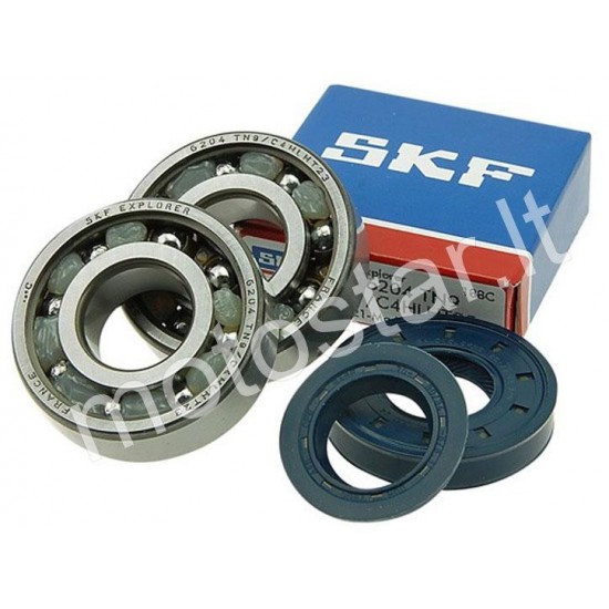 Minarelli crankshaft (SKF C3) bearing set