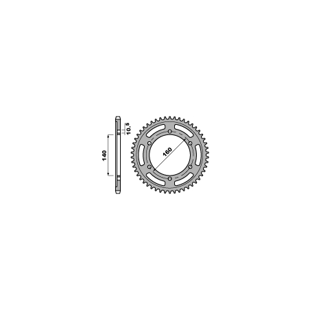 PBR rear sprocket 50248C45 KAWASAKI ZR 1100 ZEPHYR 91-97 (pitch 530) (JTR502.48)
