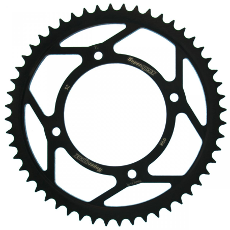 SUPERSPROX rear sprocket 798 52 SUZUKI RM 85 02-12, YAMAHA YZ 80/85 (JTR798.52) (pitch 428) color black steel