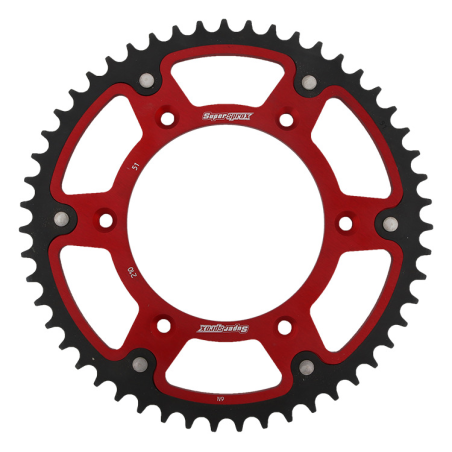 SUPERSPROX rear sprocket STEALTH (steel-aluminum) 4306 55 HONDA CR 80 '96-'02, CR 85 '05-'07, CRF 150 '07-'21 (JTR215.55)