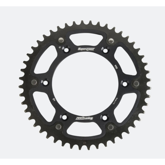 SUPERSPROX rear sprocket STEALTH (steel-aluminum) 808 48 SUZUKI RM/RMZ (JTR808.48) color black
