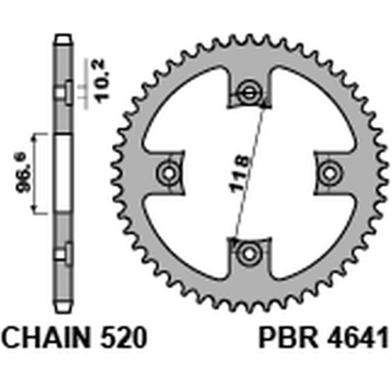 PBR galinė žvaigždė 4641 42...