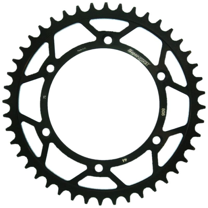 SUPERSPROX rear sprocket 808 45 SUZUKI DRZ 400 00-09 (JTR808.45) color black steel