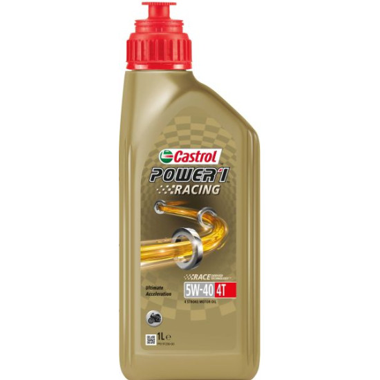 Castrol POWER1 Racing 4T 5w40 fully synthetic oil 1L
