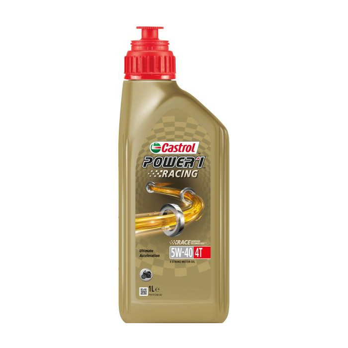 Castrol POWER1 Racing 4T 5w40 fully synthetic oil 1L