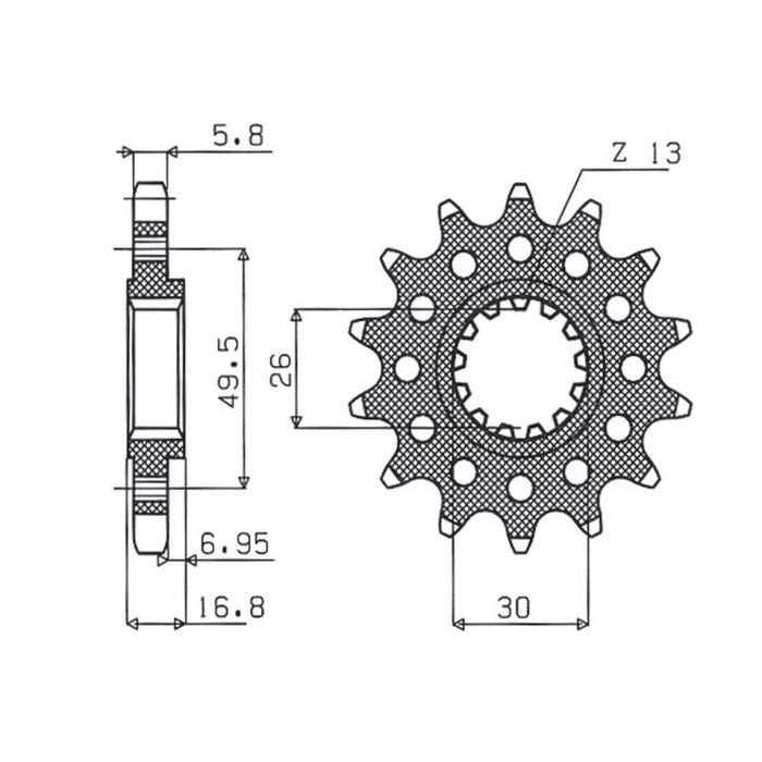 SUNSTAR front sprocket