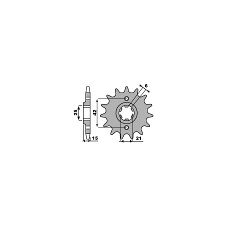 PBR front sprocket 294 16 18NC (pitch 530)