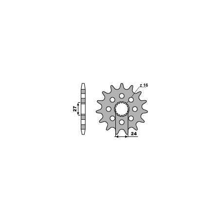PBR front sprocket 2190 15 18NC SUZUKI GSXR 1000 09-13 (-2) (pitch 530)