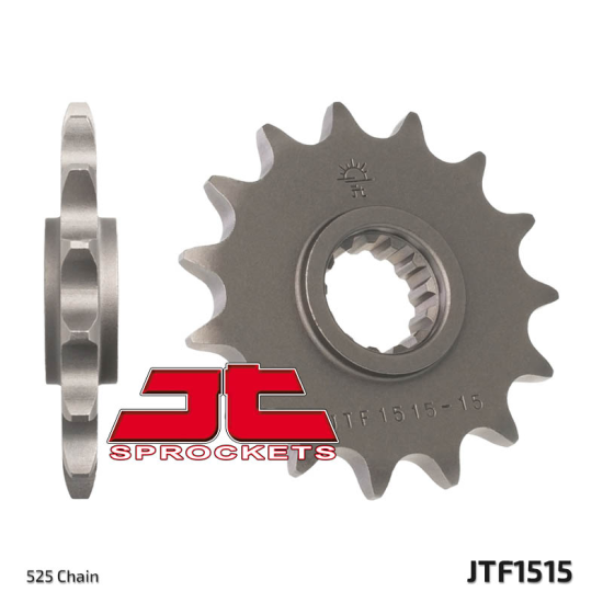 JT front sprocket 2082 15 KAWASAKI ZX6R '95-'97 (JTF1515.15)* (pitch 525)