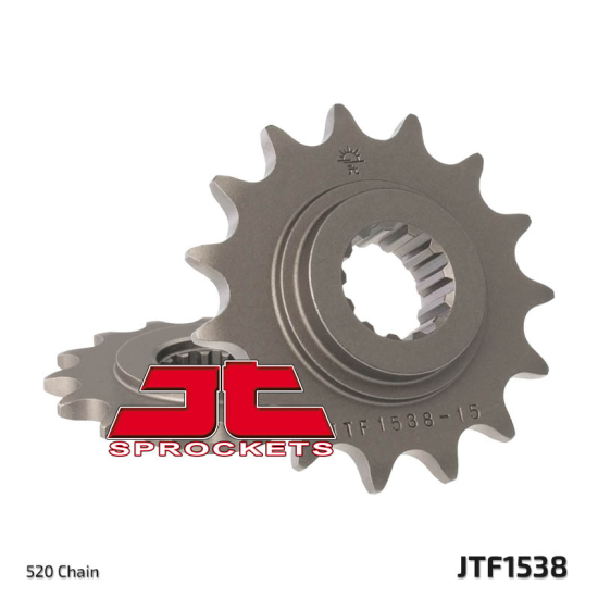 JT front sprocket 2119 15 KAWASAKI Z 750 '04-'12, Z 800 '13-'16 (JTF1538.15)* (pitch 520)