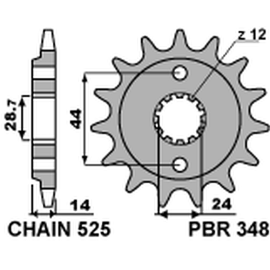 PBR priekinė žvaigždė 348...