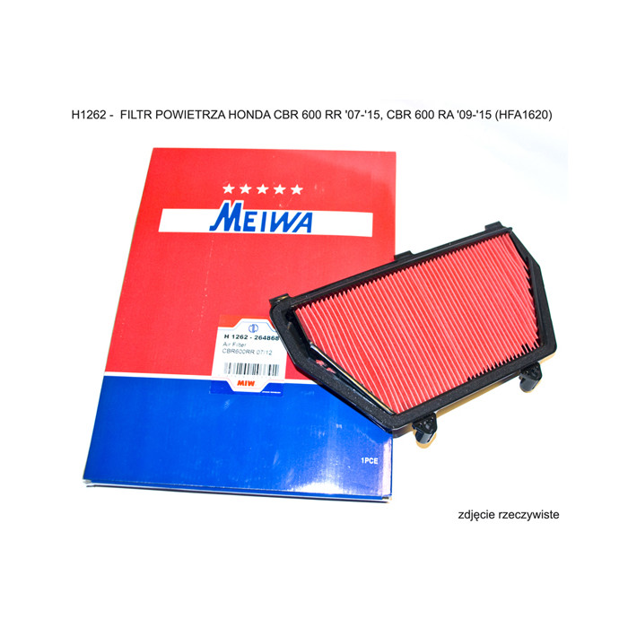 MIW (MEIWA) gold filters HONDA CBR 600 RR '07-'15, CBR 600 RA '09-'15 (HFA1620)