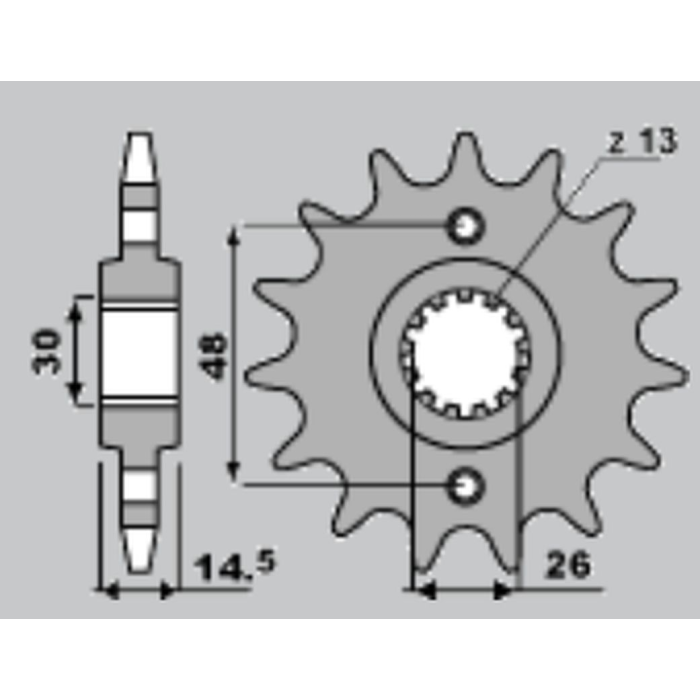 JR front sprocket 2047 15 (133215JT) HONDA CB 750F SEVEN FIFTY '92-'03