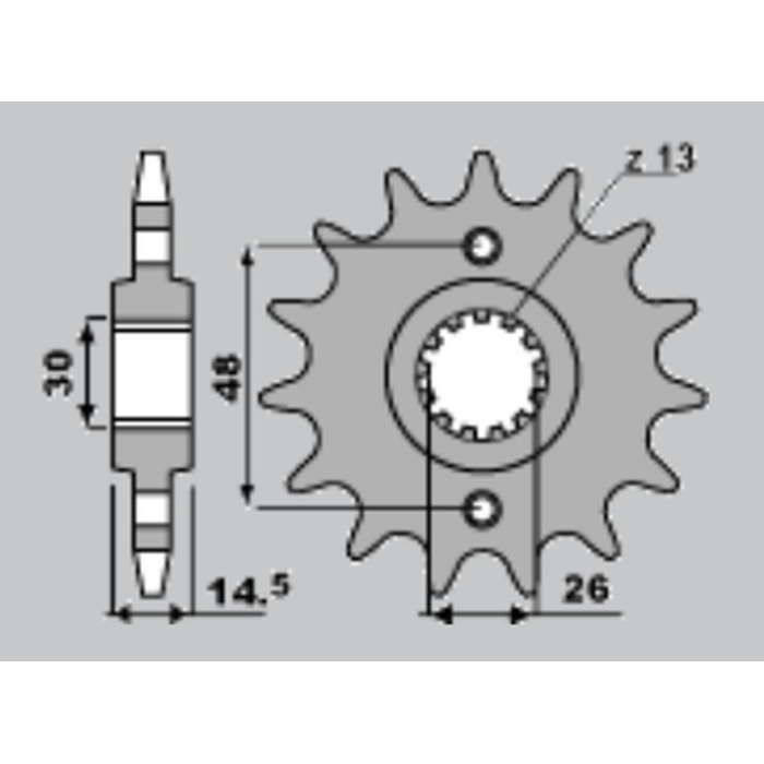 JR front sprocket 339 16 HONDA VFR 800 '02-'14 (JTF339.16)