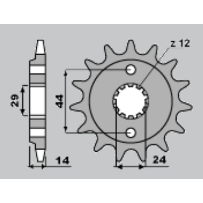 CHT front sprocket 348 15 HONDA XRV750 90-03 (A4240314150)