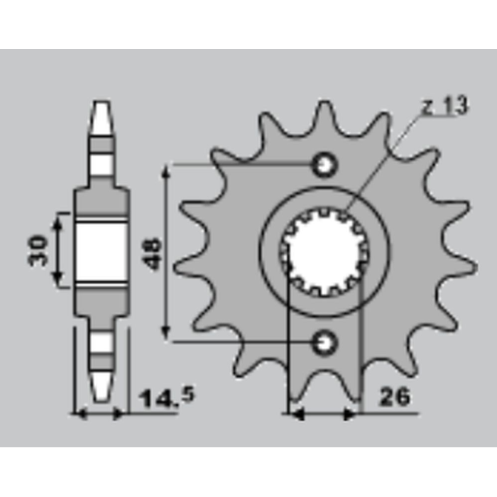 CHT front sprocket 339 18 HONDA CB 1300 '03-'13