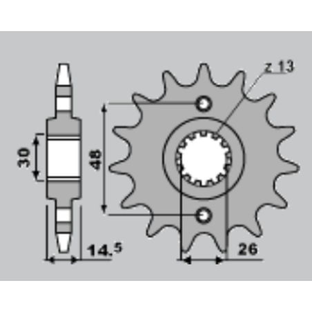 CHT front sprocket 339 18 HONDA CB 1300 '03-'13