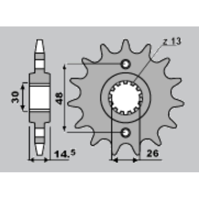 JR front sprocket 339 15 HONDA VFR 800/ CBR 1100 XX (JTF339.15)
