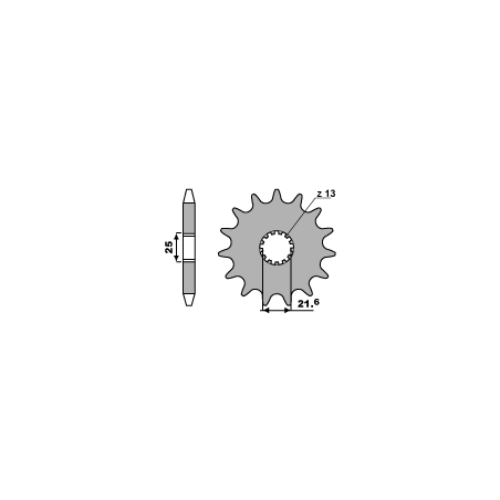 PBR priekinė žvaigždė 518 15 18NC SUZUKI GS 750/1000/1100 77-85 (grandinė 630)