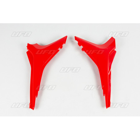 UFO oro filtro apsauga / plastikas HONDA CRF 250R '10-13, CRF 450R/X '09-12 spalva raudonas