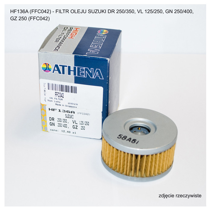 ATHENA oil filter SUZUKI DR 250/350, VL 125/250, GN 250/400, GZ 250 (FFC042)