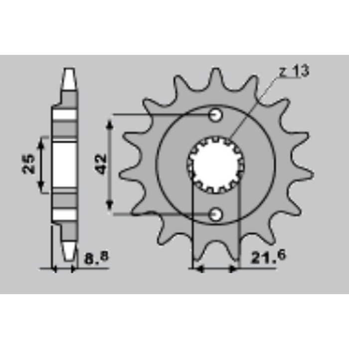 JR front sprocket 525 15