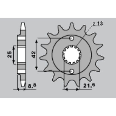 JR front sprocket 525 15