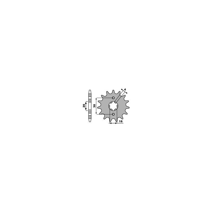 PBR front sprocket 717 13 18NC (pitch 520)